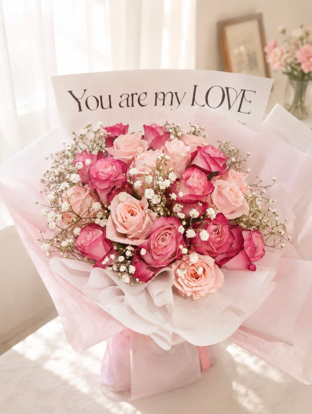 20 Pink Roses