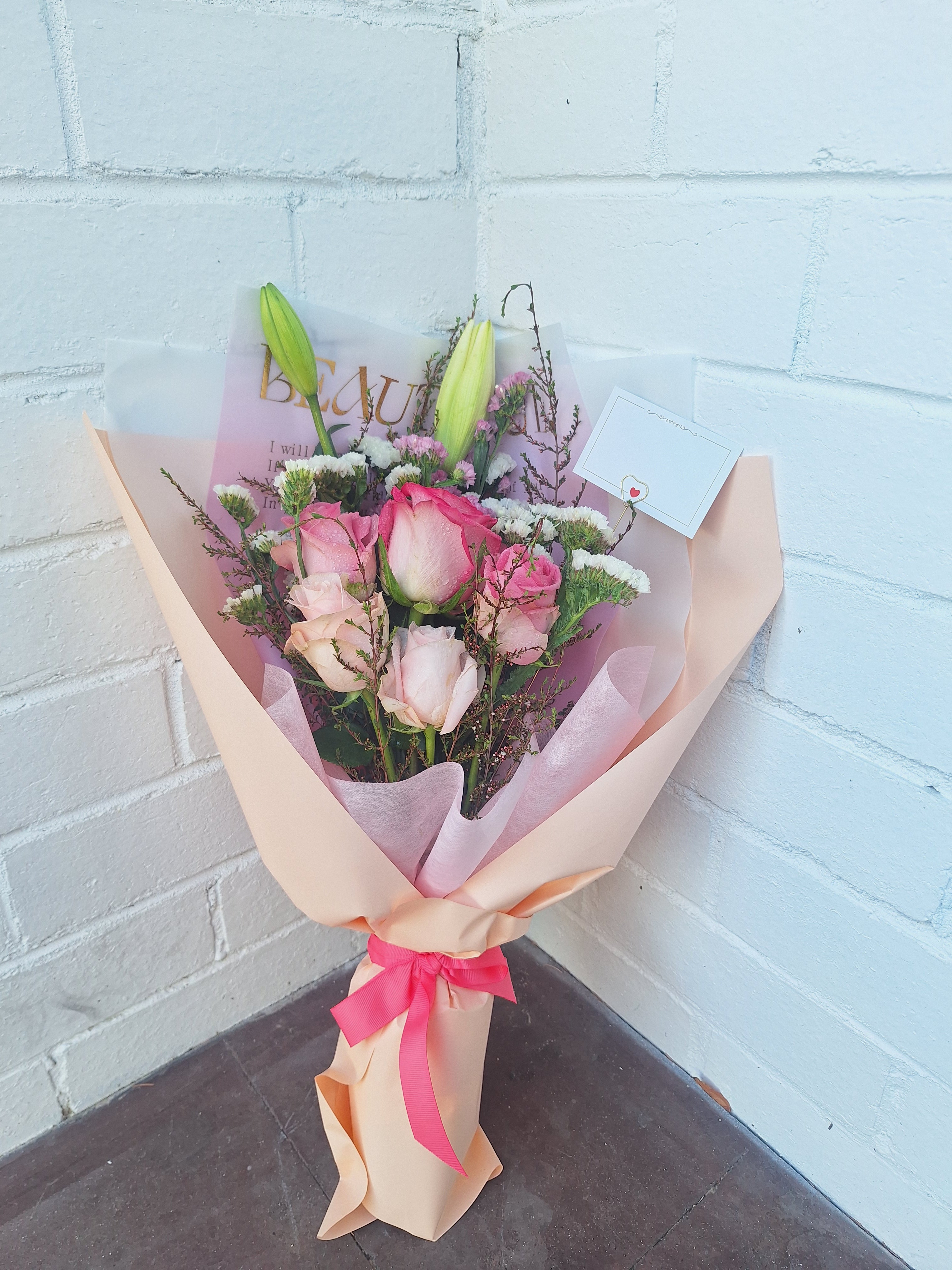 Small pink mixed