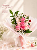 Bright pink roses